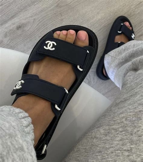 how to spot fake chanel sandals|quilted dad sandals.